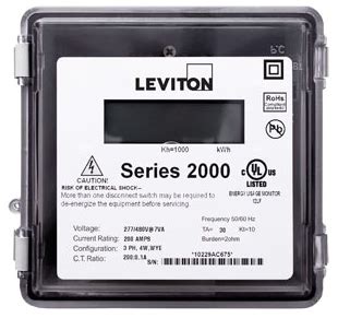 3 unit electric meter box leviton|2R480.